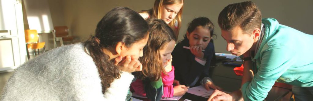 Schattenjacht - lessenreeks Spelend Frans Leren van Taal Plus voor kinderen en jongeren regio Brasschaat en Mortsel